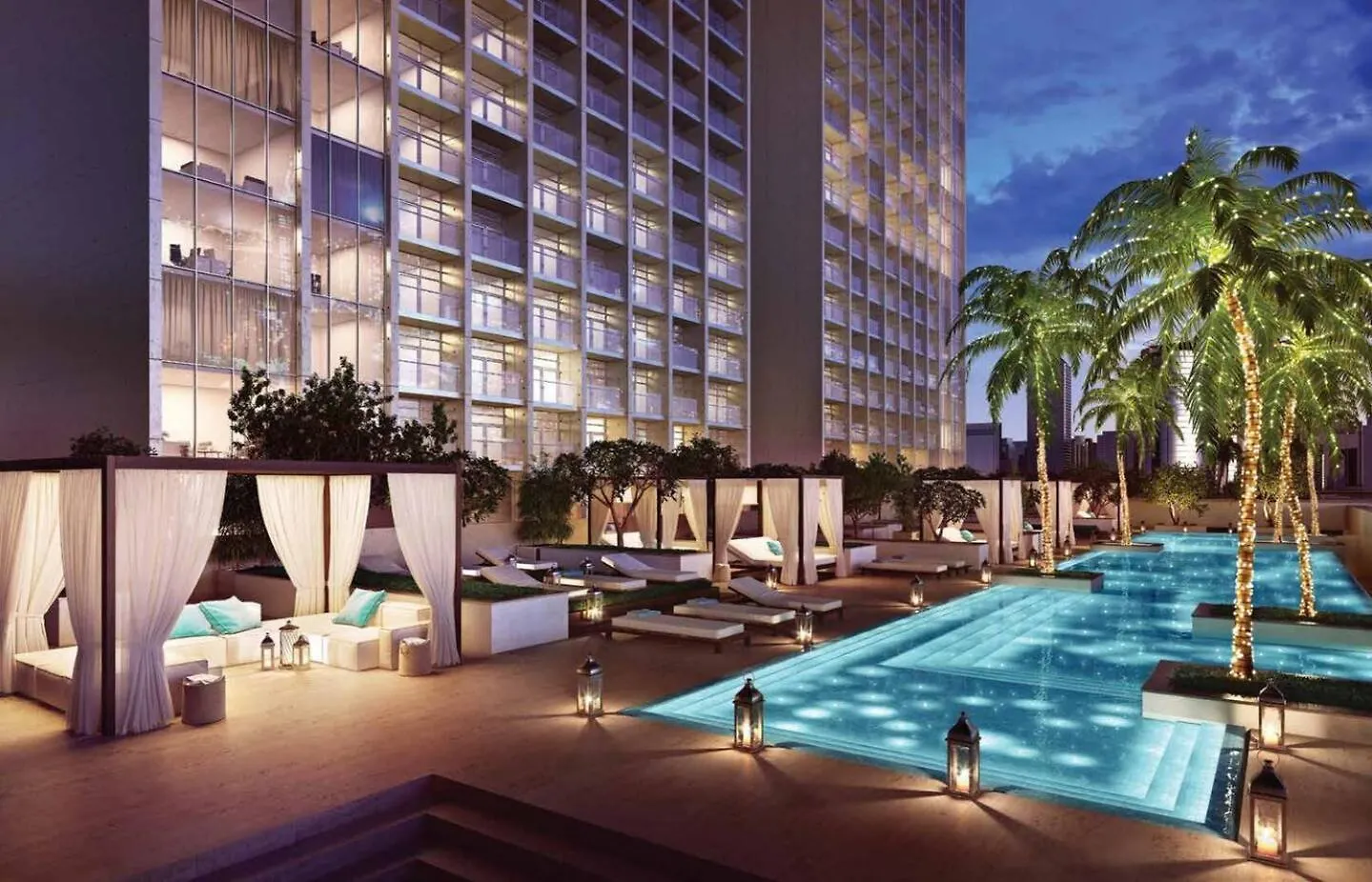 Glamorous Studio! Walk To Burj Khalifasleep 3! Dubai Apartment